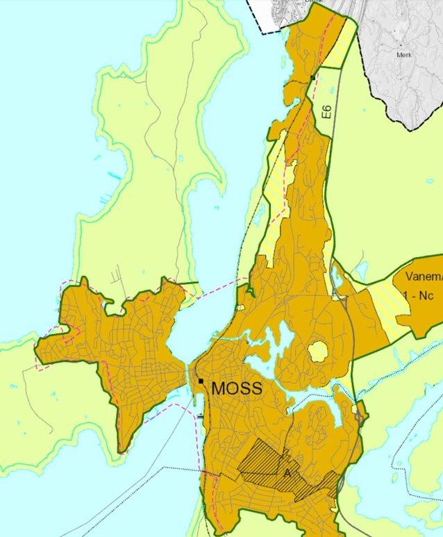 Framtidige utbyggingsreserver - området mellom Mollbekktjern og Osloveien