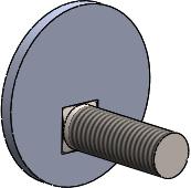 Install both Angular {I} and Circular {J} Bolt Washers onto the four Frame Bolts {K}. With washers installed, these bolts become anti-rotation fasteners. 4.