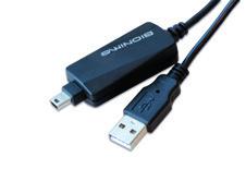 Fortsatt fra forrige side Glukosemålere og CGM-enheter - tilkobling med USB-kabel Beurer GL50 evo USB-kontakt på måleren B.