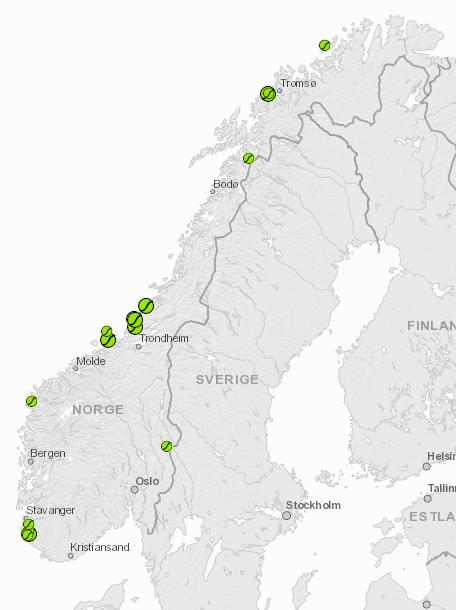 WINDPLAN 1700 MW Utbygd 2 092 MW Under