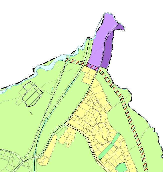 6 PLANSTATUS 6.1 Kommuneplan for Ullensaker 2015 2030 I kommuneplanens arealdel er planområdet vist med nåværende boliger og LNF-område. Utsnitt av kommuneplanens arealdel er vist nedenfor.