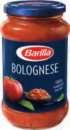 : 1000012364 Vekt: 6/400 g 04337531 Bolognese er en tomatbasert saus som inneholder kjøtt.