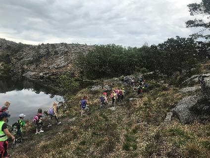 figurteater sin forestilling sammen med ordføreren og de gamle på Riska bo- og aktivitetssenter, snakket