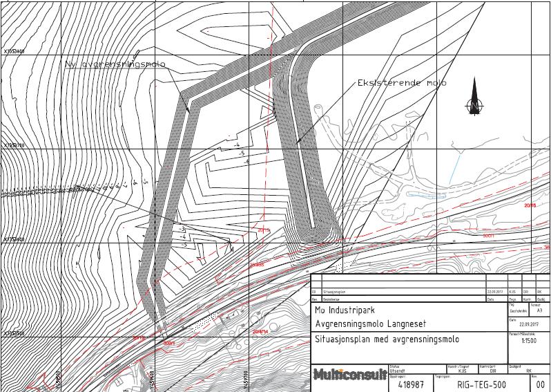 BAKGRUNN Mo Industripark AS har søkt Fylkesmannen om tillatelse til utfylling i sjø i forbindelse med utvidelse av havneområdet ved Langnes.