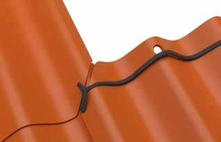 VEILEDNING BØLGEPLATER PÅ TAK 11 Montering 10-15 mm Cembrit PVC Skumstrimmel For at sikre tettheten på taket monteres 4,5 mm PVC Skumstrimmel på tvers av platen.