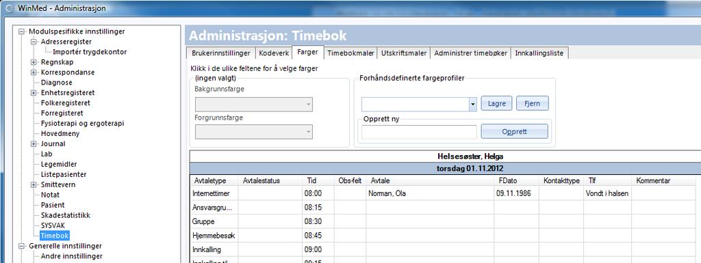 1. OM PROGRAMMET OG ADMINSTRASJON Skjermbilder, menyer og moduler i programmet kan tilpasses hver enkelt bruker i tråd med den enkeltes arbeidsflyt og personlige preferanser.