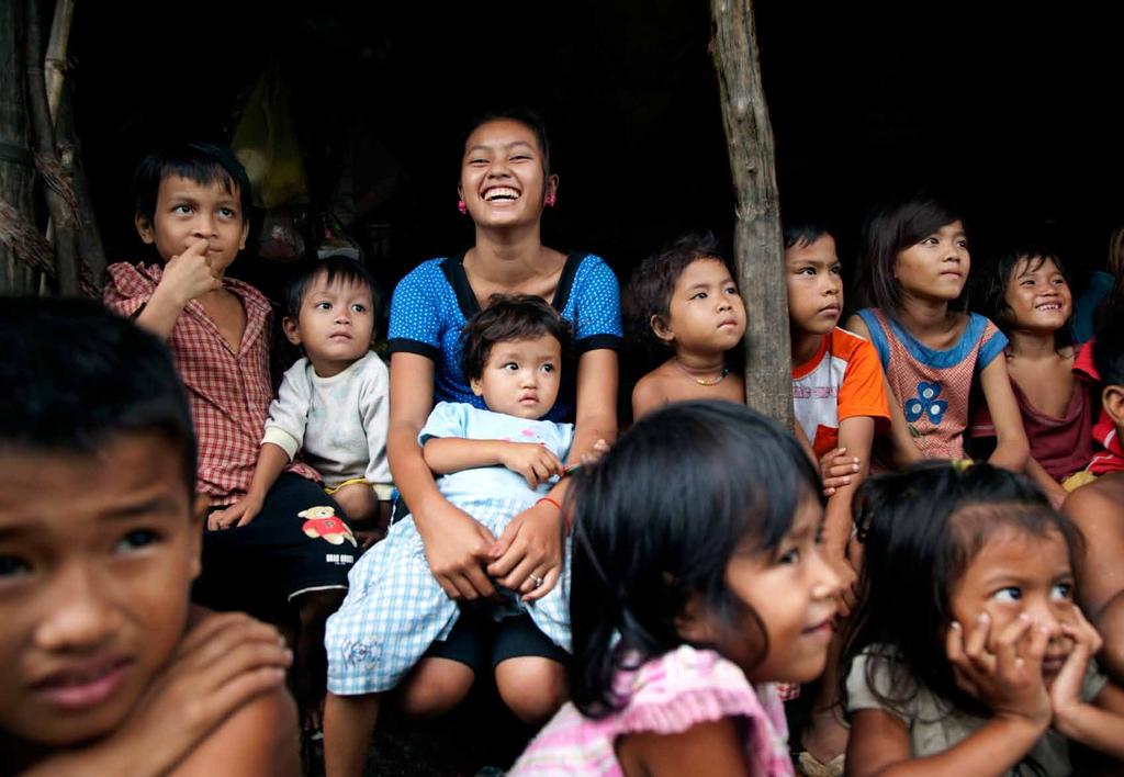 Kambodsja: En av dem som bruker Barnekonvensjonen aktivt, er Navy (14).