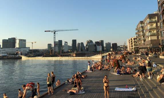 Spørreundersøkelsen viste at en tredjedel av Oslos befolkning har gått tur langs Havnepromenaden, flest fra indre