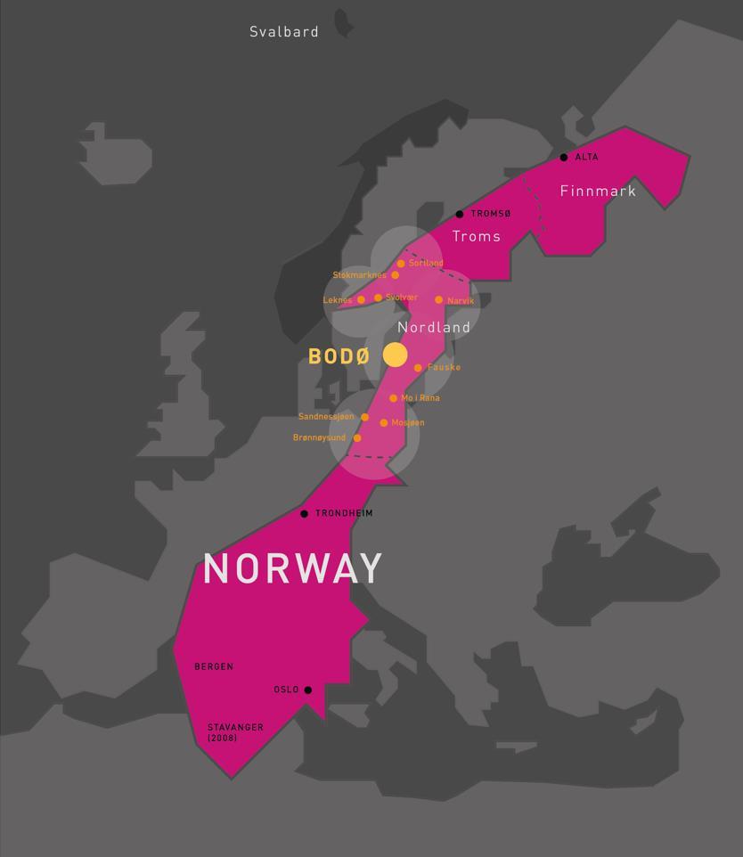 Bodø er søkerby for å bli Europeisk kulturhovedstad Nordland fylkeskommune er sterkt delaktig i søknaden. Alle regioner og regionsentre i Nordland, med sine unike europeiske historier er med.