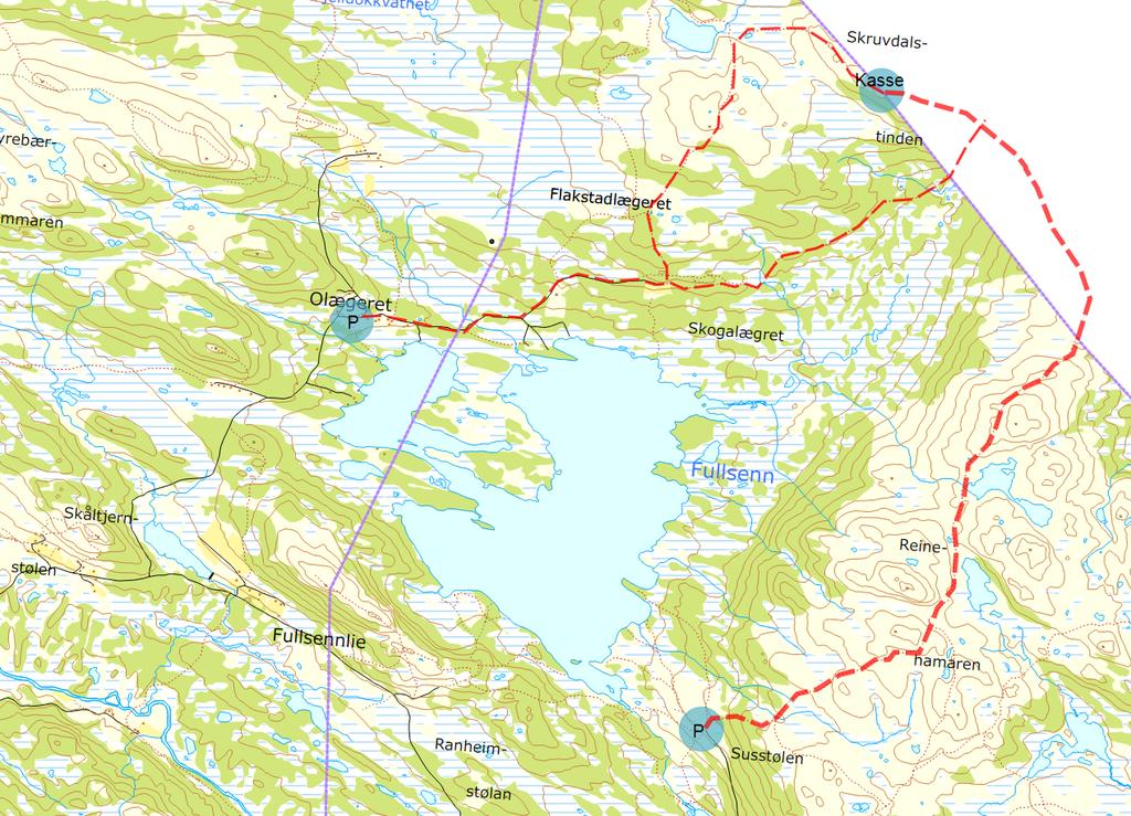 6 Skruvdalstinden (1096 moh) Kjørebeskrivelse: Kjør til Skrautvål skisenter. Ta av mot Svarthamarvegen (bomveg). Følg vegen i ca 26 km til Svarthamar bru. Ta til venstre her mot Susstølen.