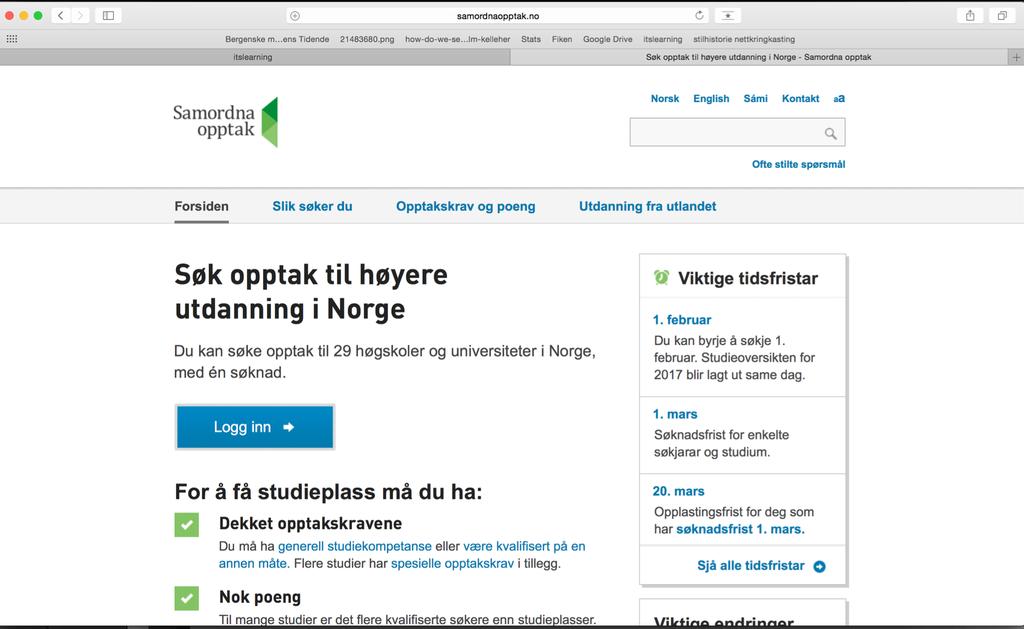 Nyttige nettsider www.utdanning.