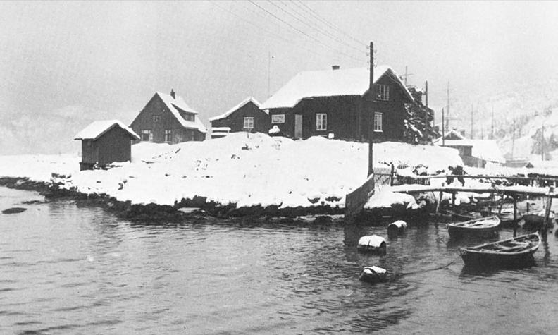Fig 21. Husvikholmen fotografert i 1915.