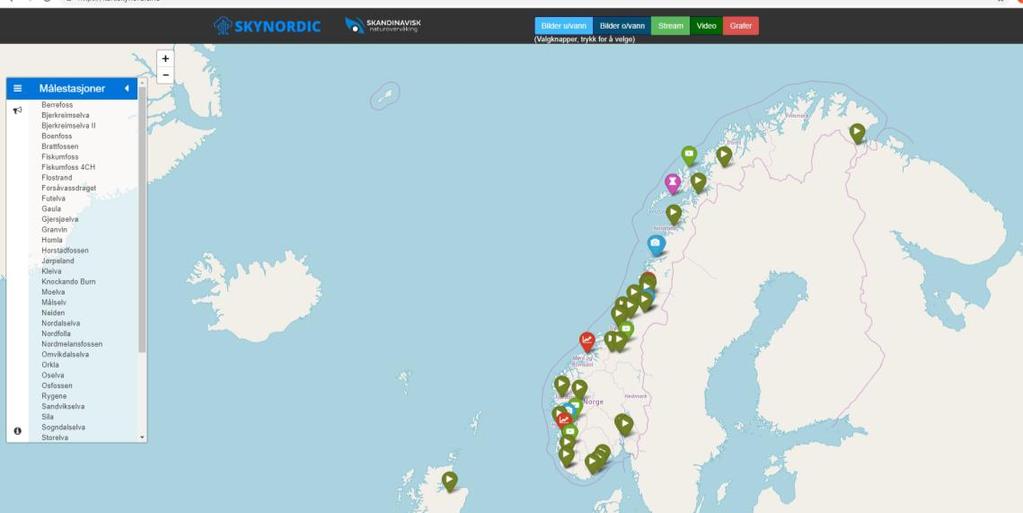 Ukesrapport for videoovervåking i fisketrapper Uke 26 Rapporten gir en enkel, fortløpende oversikt over hvor mange laks og sjøørreter som har passert i noen av de fisketrappene Skandinavisk