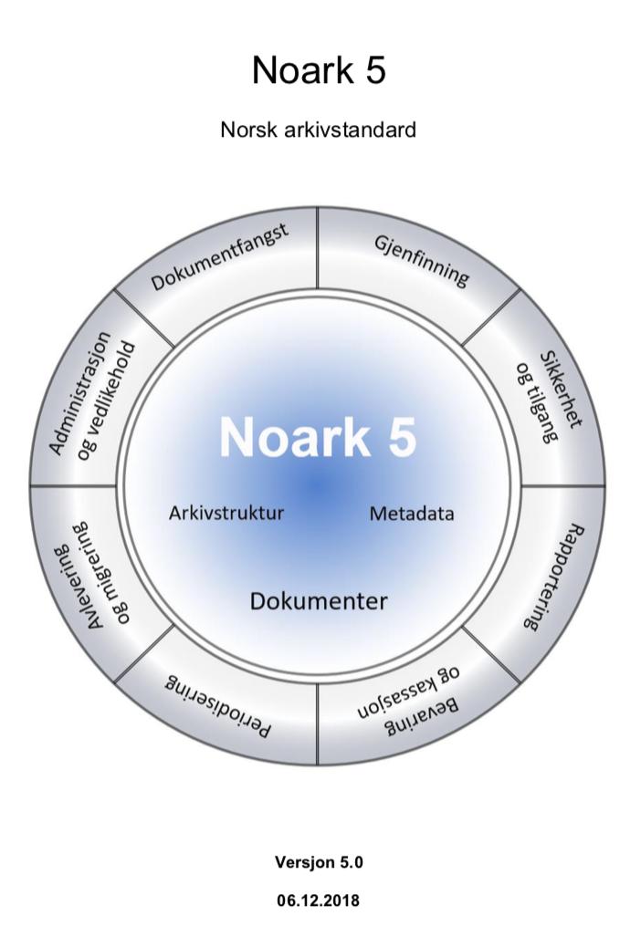 Standardisering. NOARK Ekstern evalueringsrapport og høringsrunde i 2018. Utvalgets anbefaling: Utvalget tilrår at det arbeides med en ytterligere forenklet og mer presis Noark-standard.
