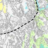 Temakart støy i kommuneplanens arealdel viser at området ligger i gul sone der utendørs støynivå er 55 L den og utendørs støy i nattperioden er 70 L 5AF.