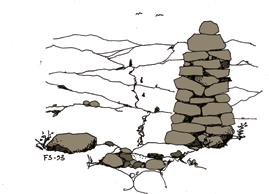 Siktevarder bygges som en stor varde, høyt i terrenget eller på stor, jordfast stein, slik at den sees på lang avstand.