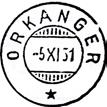 I Forklaring til poststedenes beliggenhet 1848 er navnet nærmere dagens ORKEDALEN og ligger i samme prestegjeld. Fra 1850 til 1855 er navnet skrevet ORKEDALEN. Fra 1.1.1856 ble det opprettet en ukentlig bipost mellom Birkager og Orkedalen poståpneri.