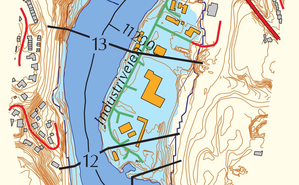 Side 6 av 7 til det som kommer ovenfra i stikkrenna under Gomsrudveien og jernbanen.