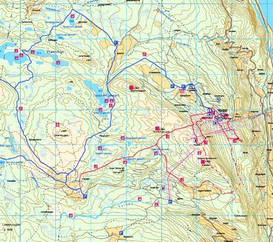 Figur 8 Merkede turstier Idrett Hovedsakelig skjer aktivitet i form av uorganisert idrett.