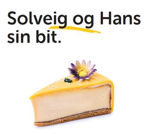 Solveig og Hans: Lån (inkl. medlåntaker) kr 4 mill Innskudd kr 500.000 Kundeutbytte kr 11.250 Anna: Innskudd kr 2 mill Kundeutbytte kr 5.