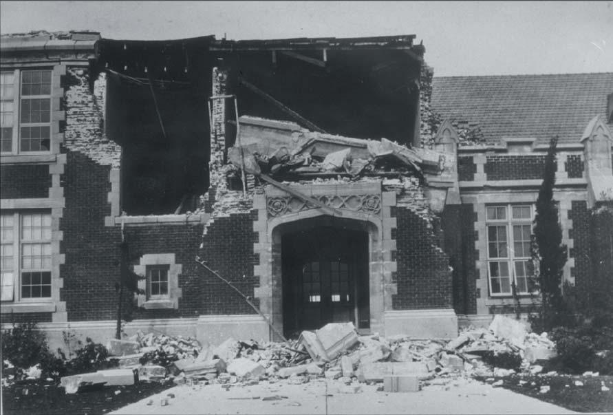 1933 Long Beach Earthquake http://www.ngdc.noaa.