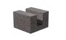 C U-verdi blokk: 0,177 W/m 2 C Leca Isoblokk 30 cm Lavblokk 9 cm Leca Isoblokk 30 cm Lastblokk Dimensjon(BxHxL): 300 x 97 x 500 mm