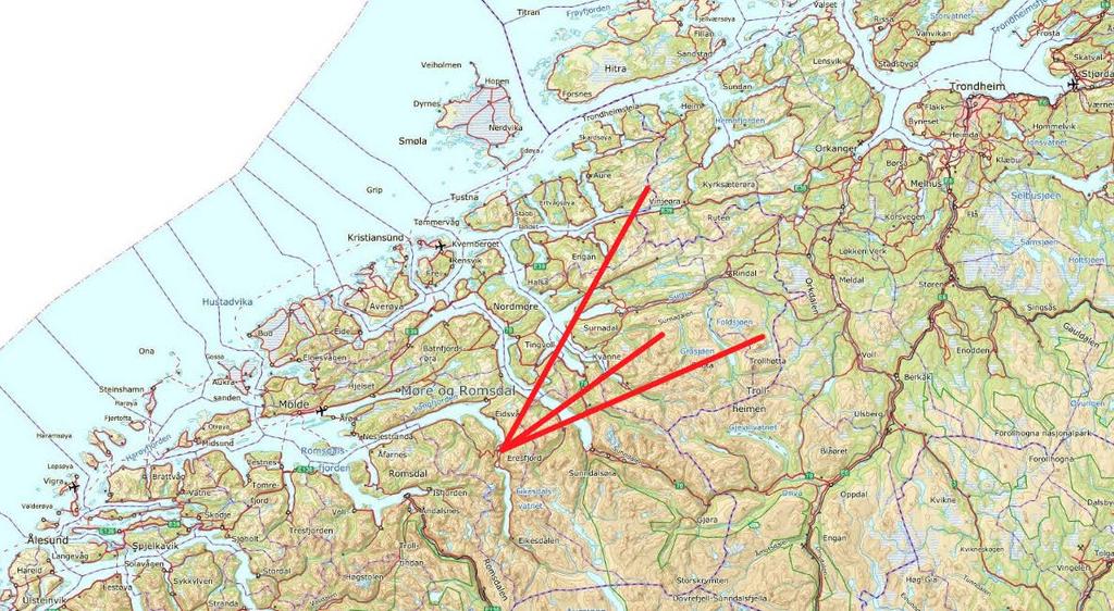 3 Naboer: Nærmeste nabo til grustaket er grunneier av området, ca 50 meter nord for