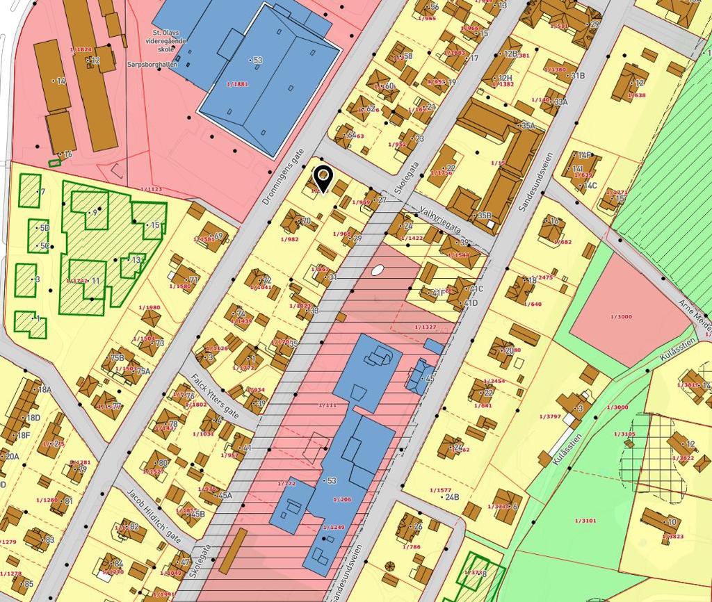 Kommuneplanens arealdel: Se kommunedelplan sentrum 2013-2023 Eventuell kommunedelplan: NÅVÆRENDE KOMMUNEDELPLAN