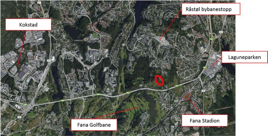 144, 145 og 146, vil Opus Bergen AS komme med innspill til endring av arealformål i forbindelse med rullering av kommuneplanens arealdel. Området utgjør ca. 5 daa og ligger i dag med formål LNF.