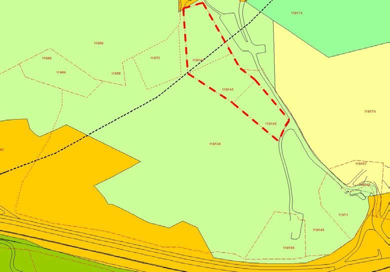 Planstatus Kommuneplanens arealdel 2010-2021 Området g/bnr.