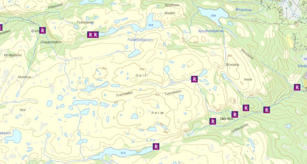 Gjeldande planstatus er styrande for vidare utvikling inntil nye planer ligg føre. Sårbare viltarter Ingen kjende registreringar.