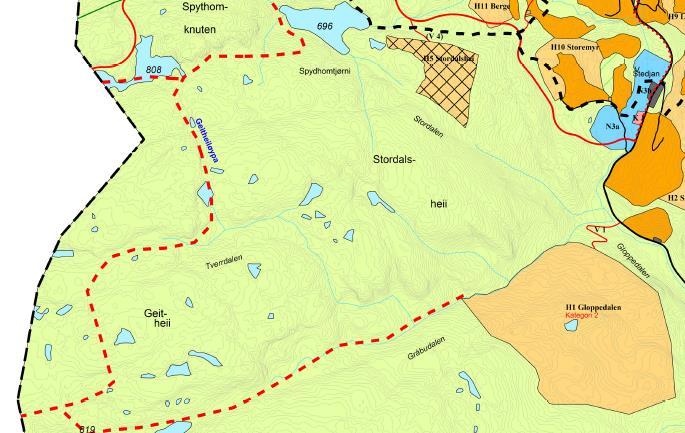 Det er ikkje gjort kartlegging av viktige og svært viktige friluftsområde i kommunen.