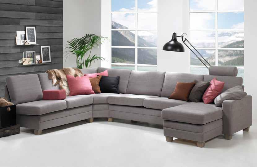 eik. Mål: Ø58 cm. Ø75 cm. Fotstøtte med motor VELG ARM/BEN Design din egen sofa i 3D PÅ WWW.TOP-LINE.