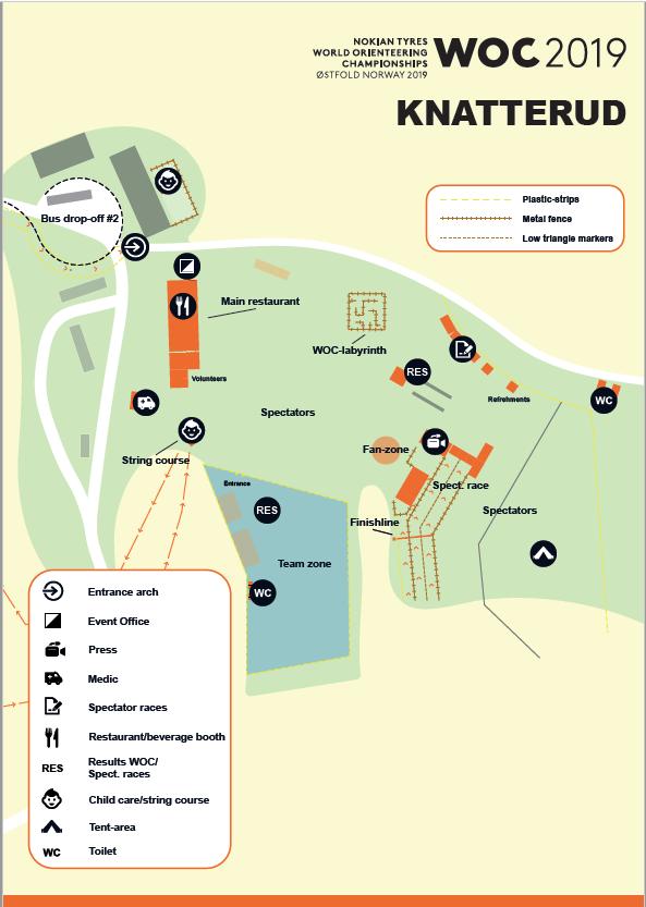 WOC relay Start women 16.20. Finish 18.05 Start men 18.30.