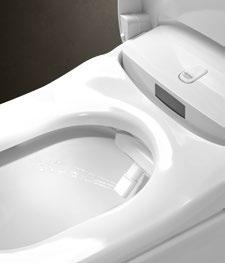 Nå kan du oppleve et helt nytt nivå av sofistikert personlig hygiene takket være dette innovative og smarte toalettet som kombinerer funksjonene til et toalett og et bidé.
