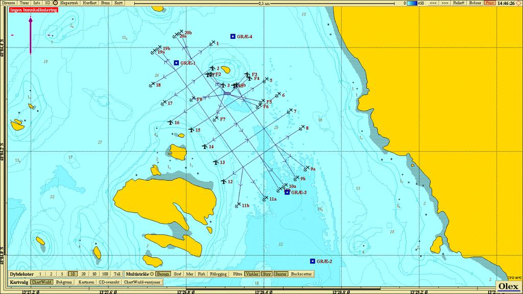 3.4 C-undersøkelse Det ble gjort prøvetaking for C-undersøkelse 06.03.2018 Åkerblå AS. C-undersøkelsen ble gjort med 4 stasjoner (Figur 3.4.2). Rapport og analyser av fauna er pr.