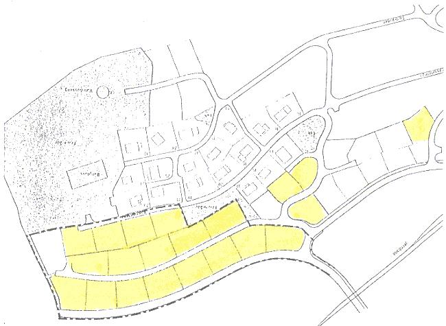 utbyggingsetappe, har fortsatt 4 byggeklare boligtomter regulert for frittliggende eneboliger disponible. Videre foreligger reguleringsplan for utvidelse av feltet med til sammen 17 eneboligtomter.