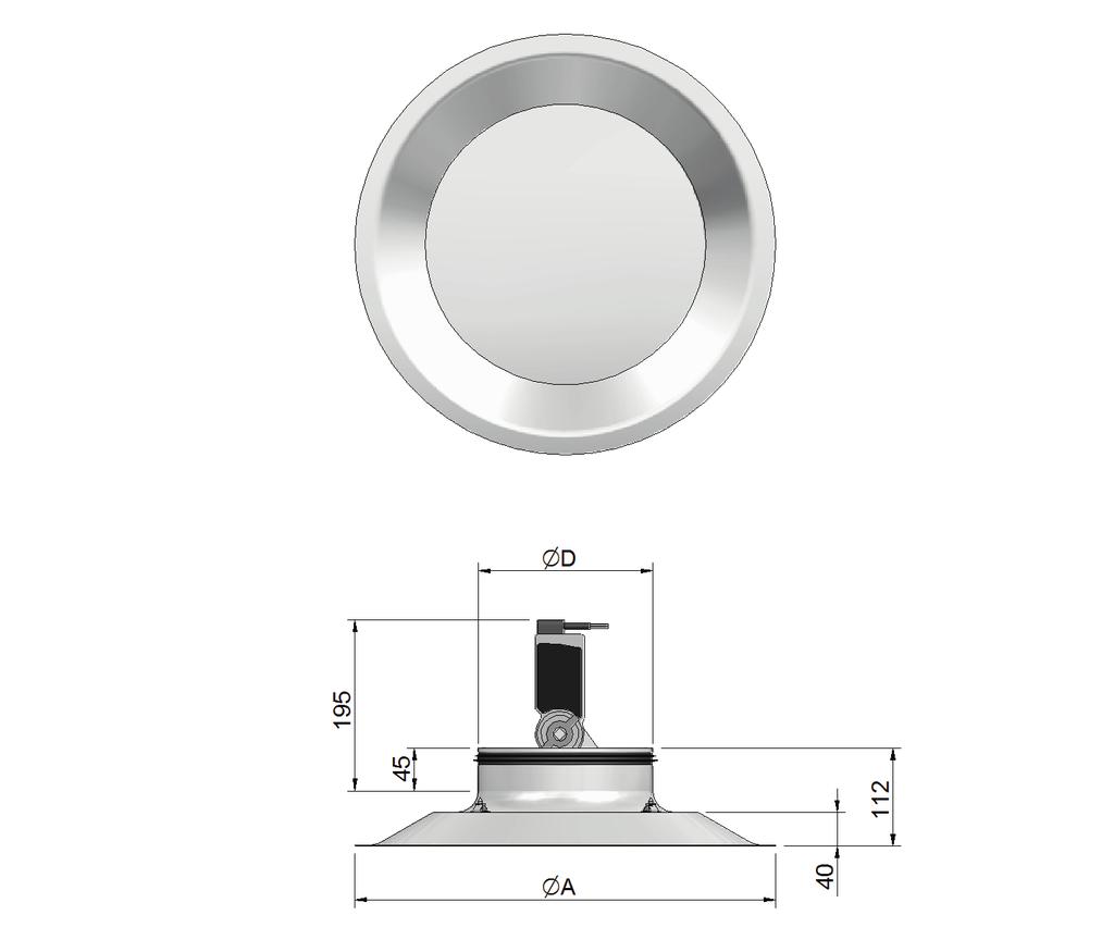 ANVENDELSE er en sirkulær tilluftventil for bruk i forbindelse med behovsstyring av ventilasjon i bygninger.