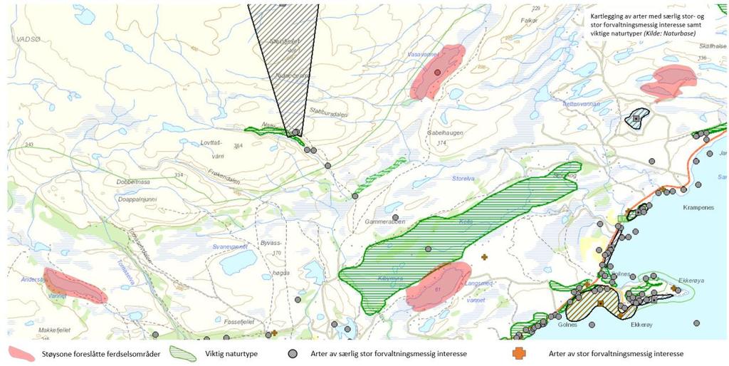 Naturmangfold Vadsø kommune pålegges å ta hensyn til naturmangfoldlovens bestemmelser ved fastsetting av snøskuterløyper.