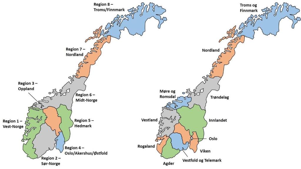 KLD skriver at i forslaget med fire forvaltningsregioner vil dagens rovviltprofil ikke endres for forvaltningsregion Østlandet, som Sarpsborg kommune blir en del av.