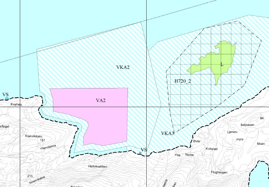 Disse områdene er tatt ut av planforslaget, i f.t. kpa. fra 2014 2026 og tilbakeført til bruk- og vern av sjø og vassdrag: 1. Akvakultur område 18 AF Svefjorden. 2. Akvakulturområde 21 AFF Ervika, Skjerstad.