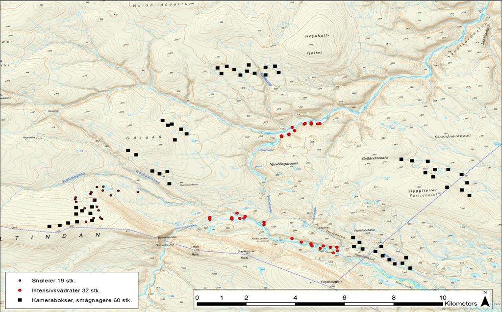 Lokaliteter: Naturmangfoldloven, verneforskrift og retningslinjer Søknaden er behandlet etter verneforskriften for Varangerhalvøya nasjonalpark og naturmangfoldloven (NML).