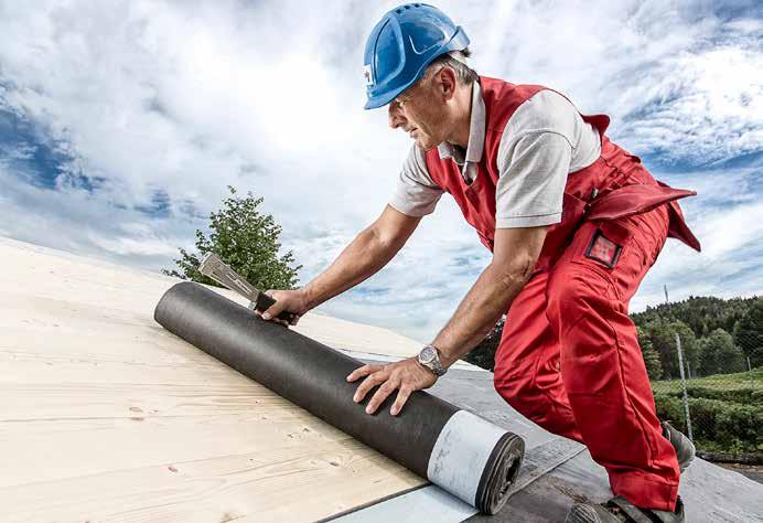 Ultipro undertak gjør at taket puster og slipper ut overflødig damp som bygges opp i boligen, samtidig som det beskytter mot utvendig fukt.