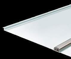 Lysgjennomgang av høy kvalitet God slagstyrke UV-filter 100% resirkulerbart pvc-materiale Leveres i fargene klar, opal eller