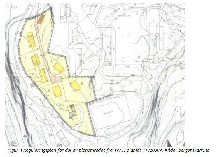 Oppstart planarbeid forventes høsten 2014/vår 2015. Planforslaget Planforslaget viser boliger på regulert område for ballplass.