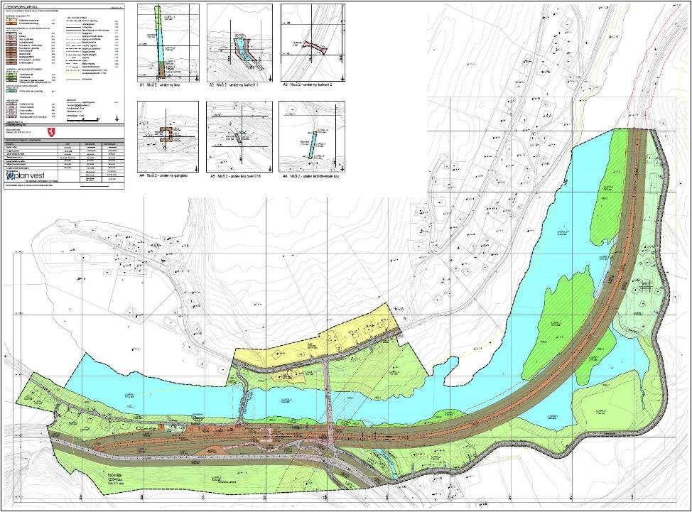 Planendringane: Endringsbehovet omfattar endring av plankart og føresegner.