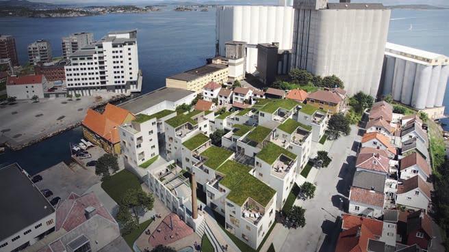 Vindmøllebakken Storhaug, stavanger kommune Rogaland Innbyggere: 132 900 Prosjekteier: Kruse Smith Eiendom, Helen og Hard arkitekter og Gaia Trondheim Byggherre: Kruse Smith Eiendom Arkitekt: Helen &