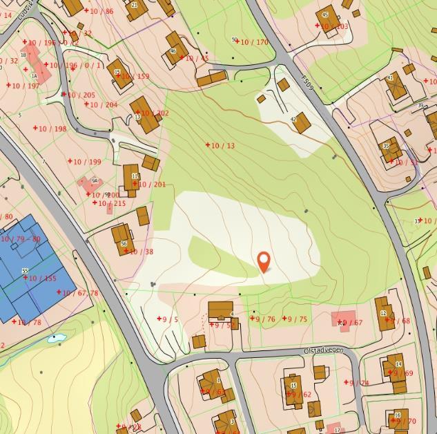 Planformålet i reguleringsforslaget angir boligbebyggelse/frittliggende småhusbebyggelse med BYA på typisk 30 %.