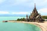 This wooden temple was built after the ancient Thai regulations, and every inch of the