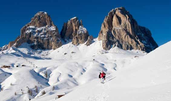 Vårt reisemål: Val di Fassa i Dolomittene Alpene avgrenser Italia i Vest og i nord, og Dolomittene er en sørlig gren av Alpene.